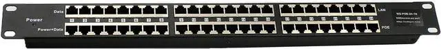 Alt view image 2 of 2 - PoE Texas 24 Port Passive PoE Injector w/ 48V 120W PS  for 802.3af Devices