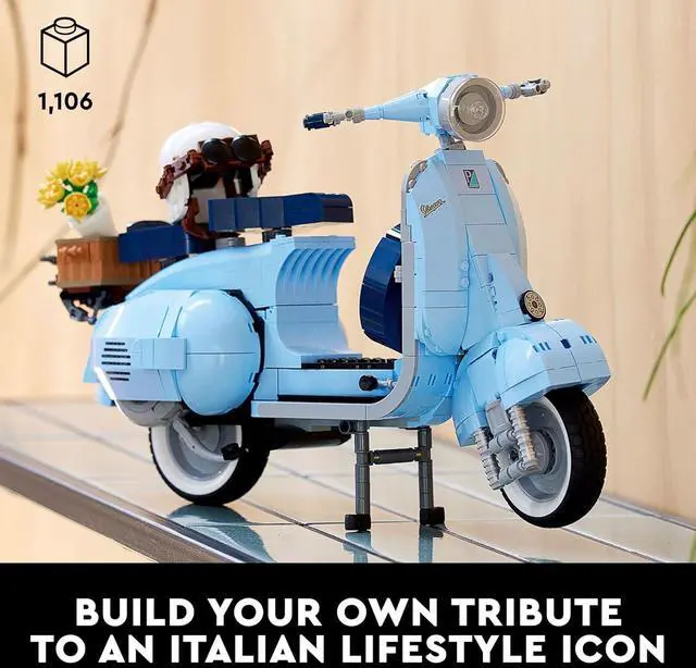 Alt view image 2 of 2 - LEGO Icons Vespa 125 10298 Scooter Model Adult's Building Kit for Home Decor Set