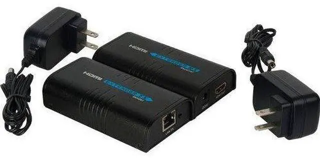 Main image of Blue Ocean Matrix OMX-HDMI-2-IP HDMI Over IP Extender Compatible w/ PC/TV, Black