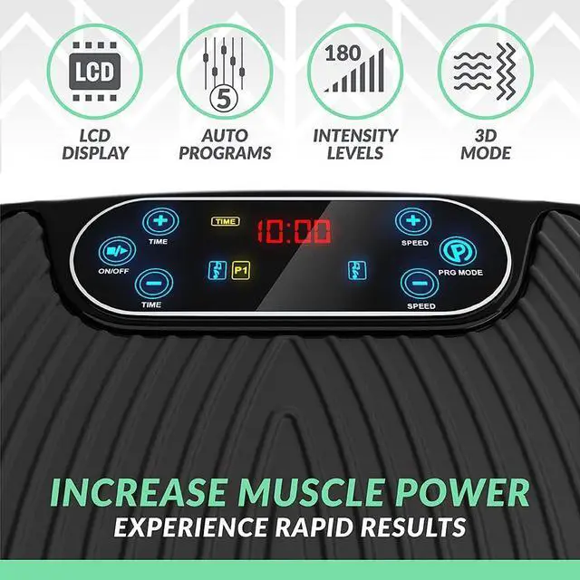 Alt view image 2 of 2 - Bluefin 3D Vibration Plate - Dual Motors, Anti-Slip, 180 Levels, Bluetooth