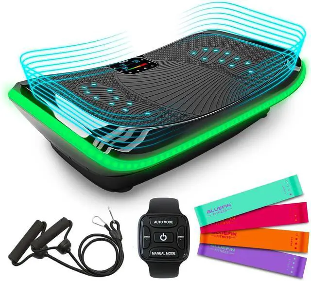 Main image of Bluefin Fitness 4D Triple Motor Vibration Curved Plate w/ 3 Silent Drive Motors