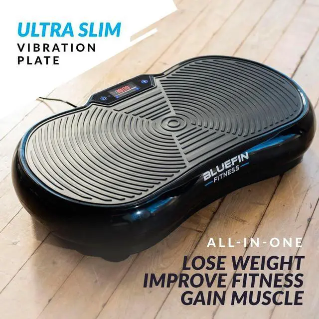 Main image of Bluefin Fitness Ultra Slim & Premium 3D Power Vibration Plate, 5 Programs, Black