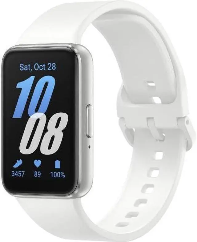 Main image of Samsung Galaxy FIT 3 2024 1.56GB 1.6" AMOLED Bluetooth Smart Watch - Silver-