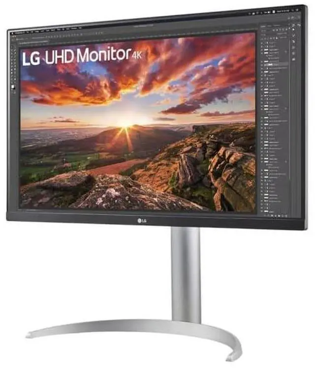 Alt view image 2 of 2 - LG 27BP85UN-W 27" IPS 4K UHD Computer Monitor with USB-C, VESA Display HDR 400
