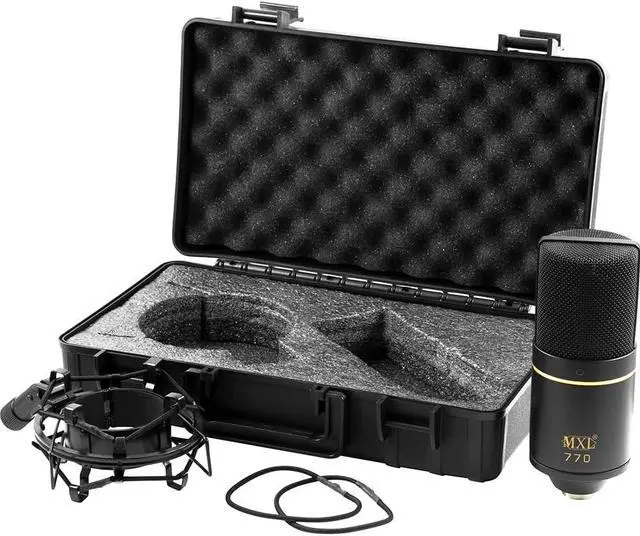 Alt view image 2 of 2 - MXL Mics 770 Cardioid Multipurpose FET Preamp Balanced Bass Condenser Microphone