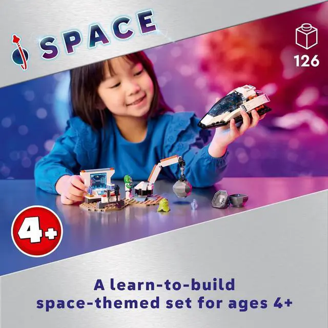 Alt view image 2 of 2 - LEGO City Spaceship and Asteroid Discovery Toy Building Set for Kid - 126 Pieces