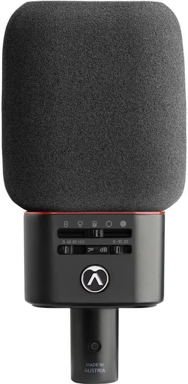 Alt view image 2 of 2 - Austrian Audio OC818 Studio Multi-Pattern Condenser Microphone, 20 KHz - Black