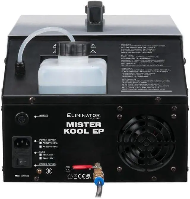 Alt view image 9 of 9 - Eliminator Lighting Mister Kool EP Low-Lying Fog Machine with Wired Remote