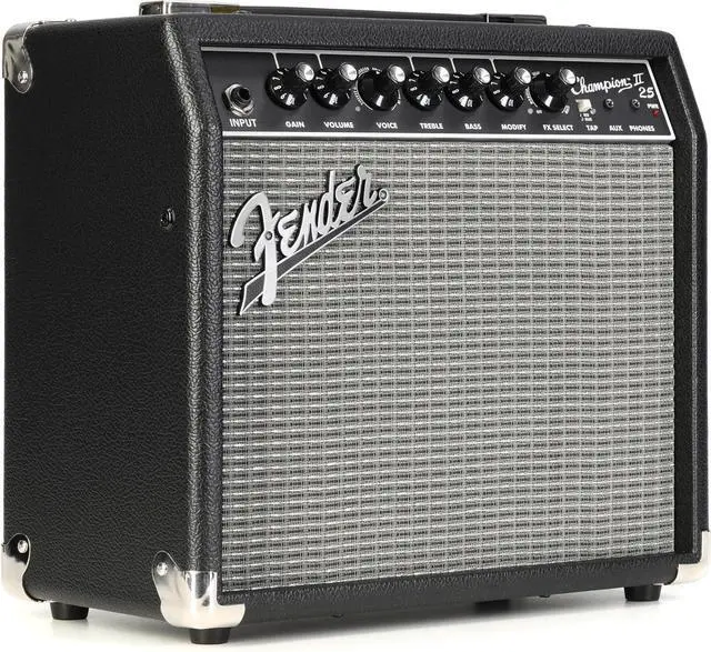 Alt view image 2 of 2 - Fender Champion II 25 Guitar Amp, 25 Watts, with 2-Year Warranty, Features 12 Built-In Effects Models