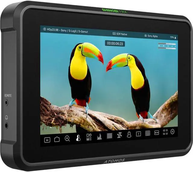 Alt view image 13 of 14 - Atomos Shinobi 7 RX HDMI/SDI HDR Monitor