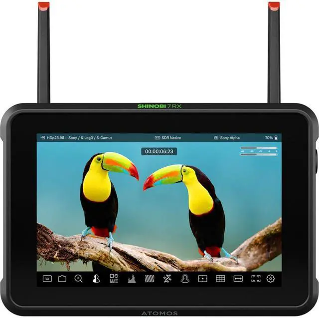 Alt view image 14 of 14 - Atomos Shinobi 7 RX HDMI/SDI HDR Monitor