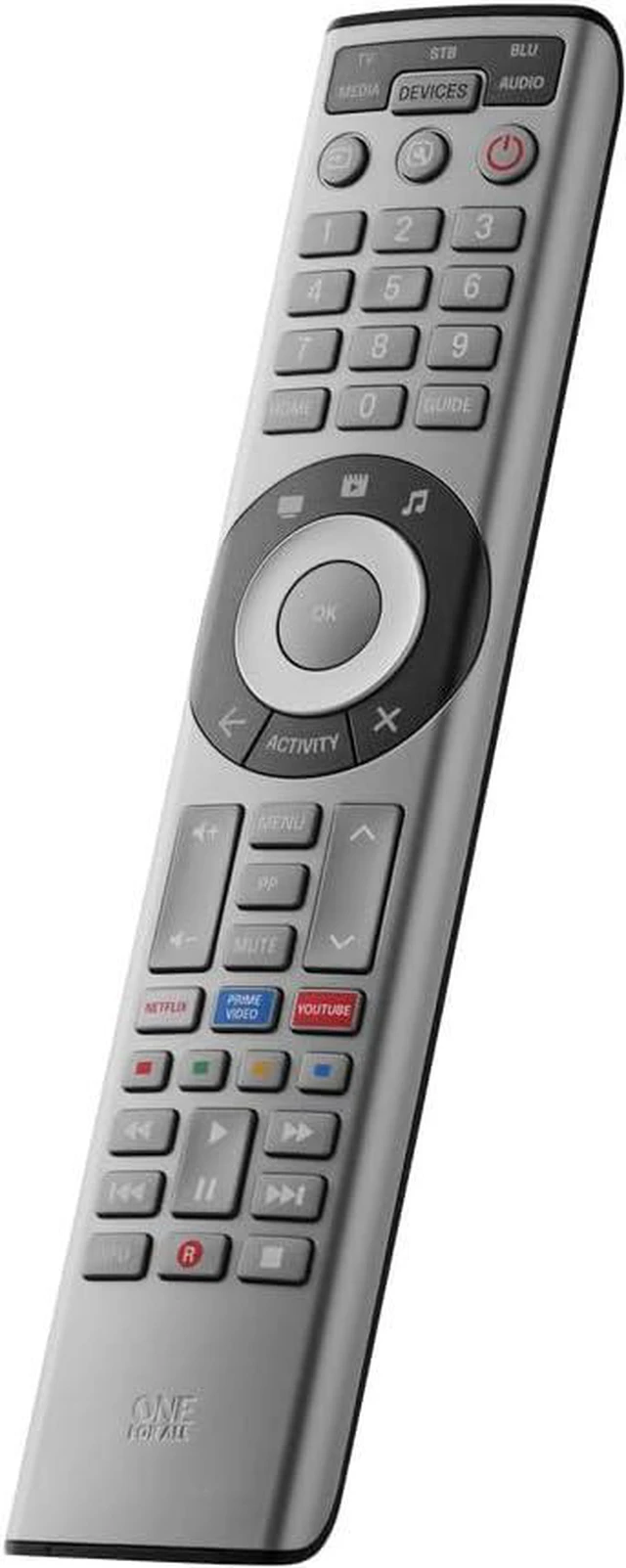 Alt view image 8 of 8 - One For All URC7956 Smart Control Pro 5 Universal Remote - Grey