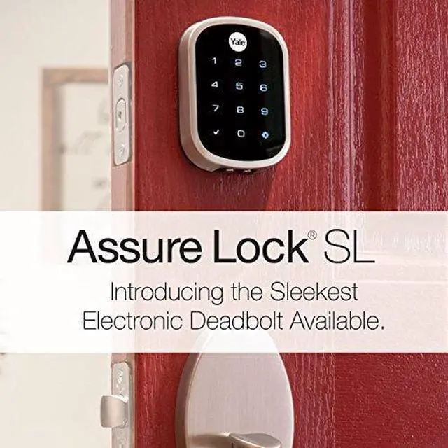 Alt view image 2 of 2 - Yale Security YRD256-NR-619 Assure Lock SL Slim Touchscreen deadbolt with motori