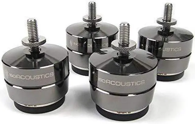 Alt view image 7 of 16 - IsoAcoustics GAIA II Isolation Feet for Floorstanding Speakers and Subwoofers (4-pack)