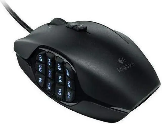 Main image of Logitech 910-002864 G600 MMO Gaming Mouse - USB - Wired - Black