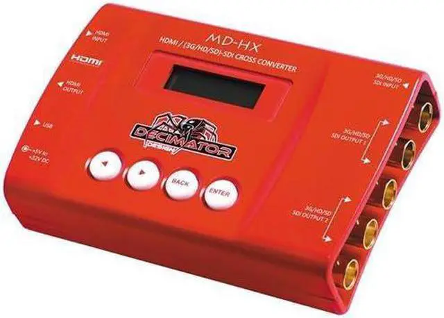 Alt view image 4 of 20 - Decimator DD-HX HDMI & SDI Cross Converter with Scaling & Frame Rate Conversion