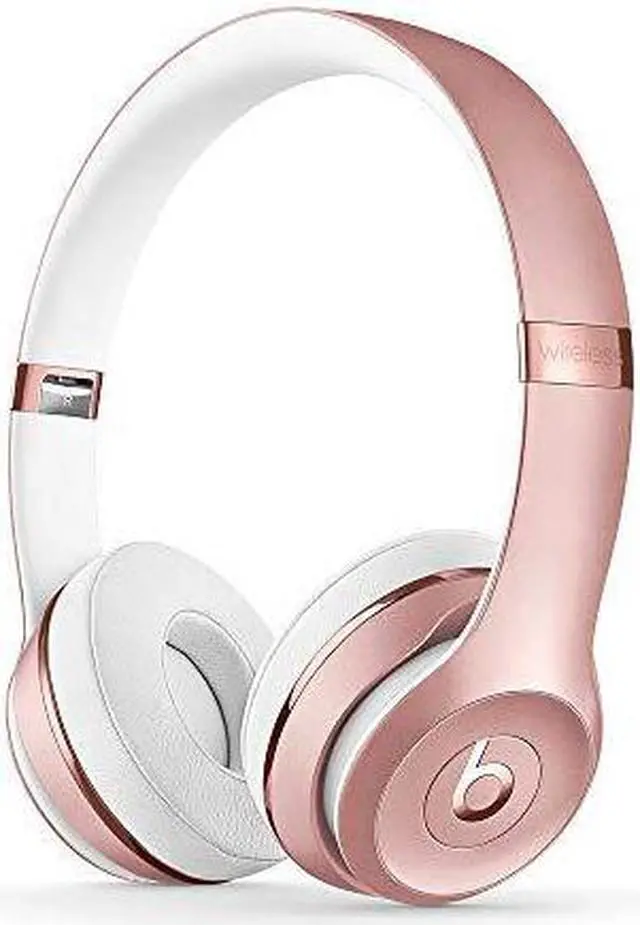 Alt view image 20 of 20 - Beats by Dr. Dre Solo3 Wireless On-Ear Headphones - Rose Gold - Stereo - Rose Gold - Mini-phone - Wired/Wireless - Bluetooth - Over-the-head - Binaural - Circumaural