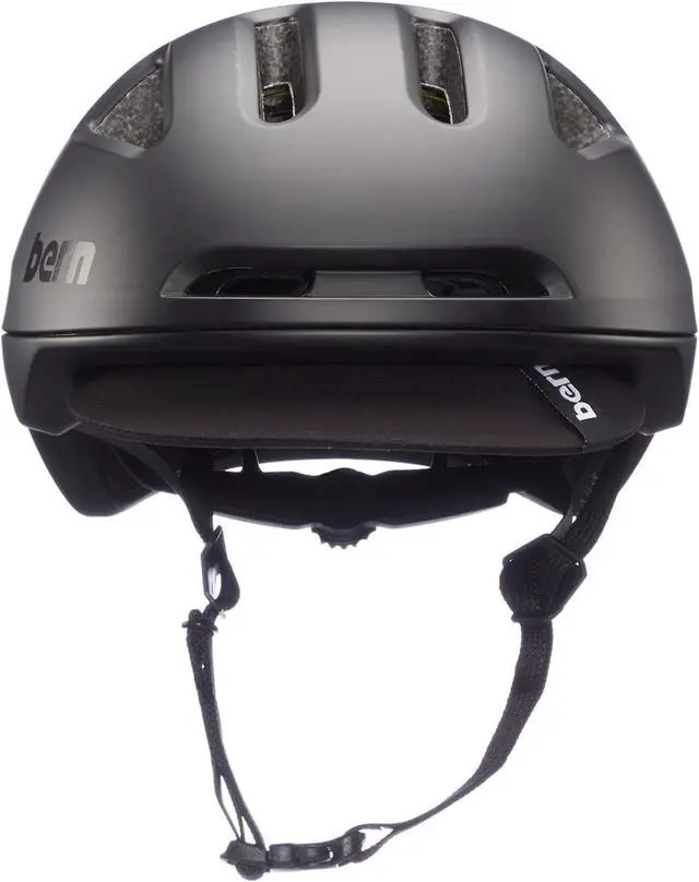 Alt view image 2 of 2 - Bern Major Adult Bicycle Helmet w/ Ventilation System, MIPS Matte Black, Medium