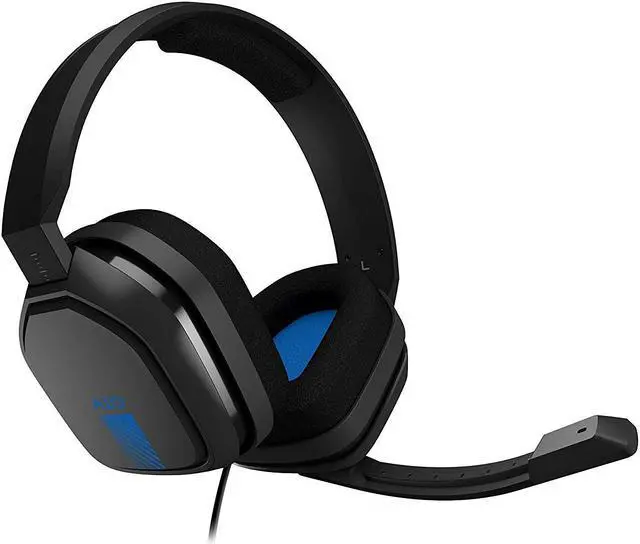 Alt view image 9 of 14 - Astro A10 Headset - Stereo - Mini-phone (3.5mm) - Wired - 32 Ohm - 20 Hz - 20 kHz - Over-the-ear, Over-the-head - Binaural - Circumaural - Blue, Gray