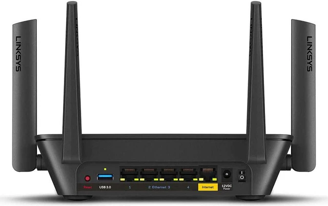 Alt view image 2 of 3 - Linksys AC2200 Mesh WiFi Router Tri-Band Router, Wireless Mesh Router for Home