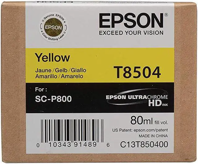 Main image of T850400 SINGLE 1X80 ML PHOTO YELLOW