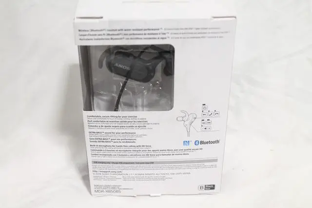 Alt view image 2 of 3 - Sony MDR-XB50BS/B Bluetooth Wireless Earphones With Mic and NFC - Black