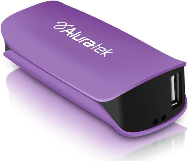 Alt view image 2 of 20 - Aluratek APBL01FV Portable Battery Charger - Violet
