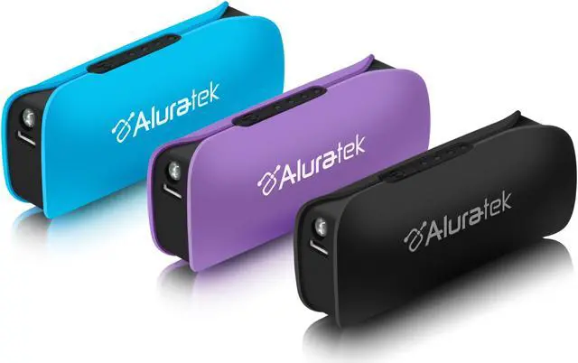 Alt view image 5 of 20 - Aluratek APBL01FV Portable Battery Charger - Violet