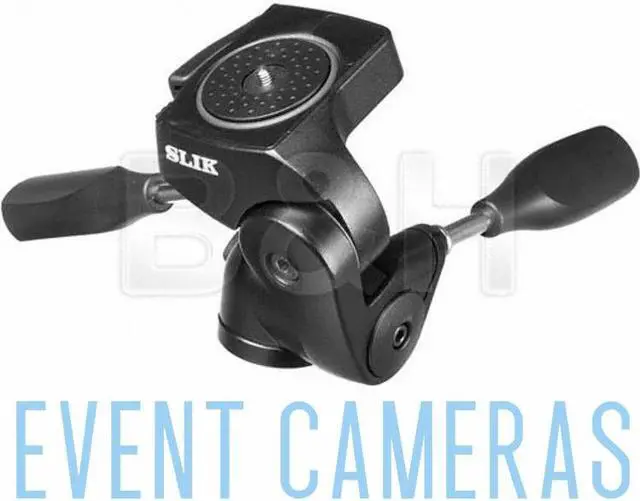 Main image of Slik 700DX  *PAN HEAD ONLY* Pro 3-Way Pan/Tilt Head w/Quick Release MPN: 615-700