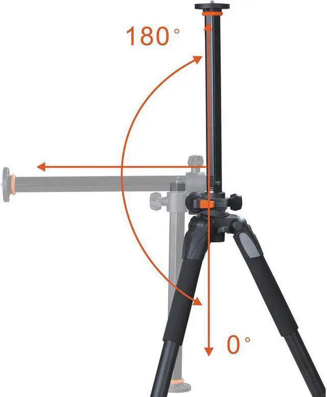 Alt view image 11 of 20 - Vanguard Alta Pro 263AP 70" Aluminum Alloy Tripod with Pan Head & Case