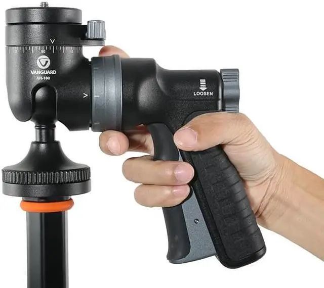 Alt view image 19 of 20 - Vanguard Aluminum Tripod Alta Pro 263AT w/ GH 100 Pistol Grip Ball Head,