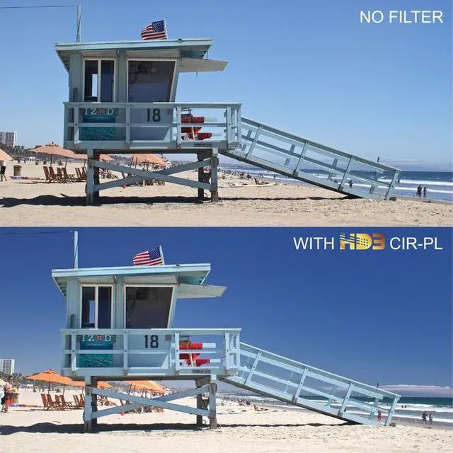 Alt view image 4 of 20 - Hoya 58mm HD3 Circular Polarizer Filter #XHD3-58CRPL