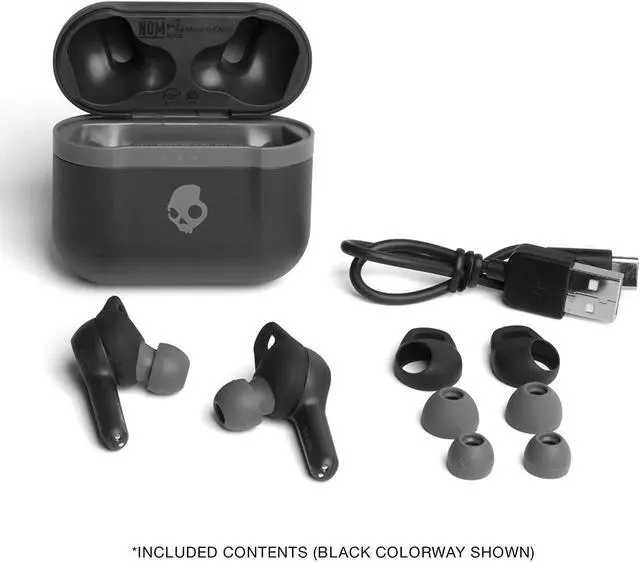 Alt view image 5 of 20 - Skullcandy - Indy Evo True Wireless In-Ear Headphones - True Black. Enjoy your favorite podcasts and music on the go with these  Indy Evo true wireless earbuds.