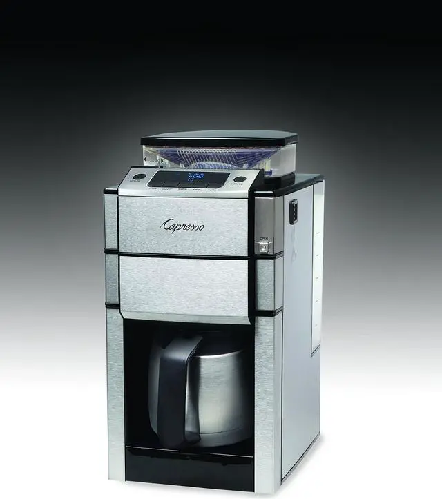 Alt view image 8 of 15 - Capresso 488.05 Team Pro Plus Thermal Carafe Coffee Maker, Silver
