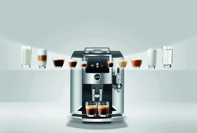 Alt view image 3 of 15 - jura s8 automatic coffee machine, chrome