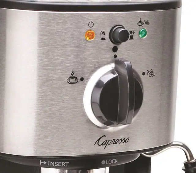 Alt view image 14 of 20 - Capresso EC100 Pump Espresso and Cappuccino Machine