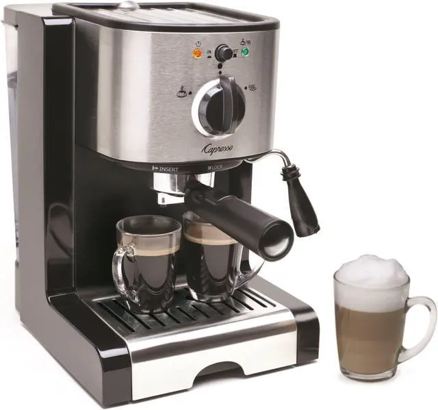 Alt view image 13 of 20 - Capresso EC100 Pump Espresso and Cappuccino Machine