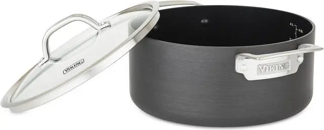 Alt view image 8 of 8 - Viking Culinary Hard Anodized Nonstick Cookware Set, 10 Piece, Gray