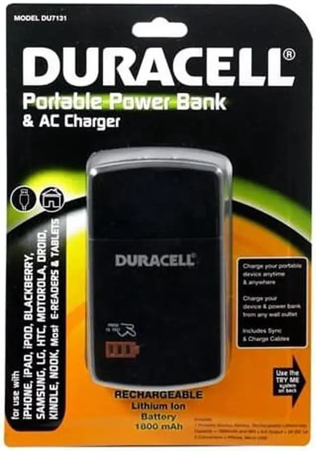 Alt view image 7 of 17 - Duracell Battery Back-Up USB and AC