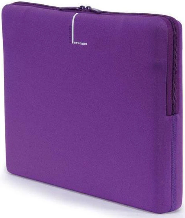 Alt view image 2 of 20 - TUCANO BFC1314PURP 13-14 inch Colore Second Skin Laptop Sleeve - Purple