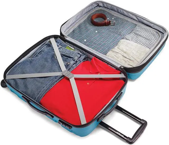 Alt view image 3 of 10 - Samsonite Omni Hardside 3-Piece Nested Set - Caribbean Blue