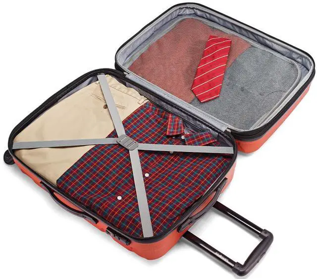 Alt view image 4 of 17 - Samsonite Omni PC Hardside Luggage, Black, Checked-Large