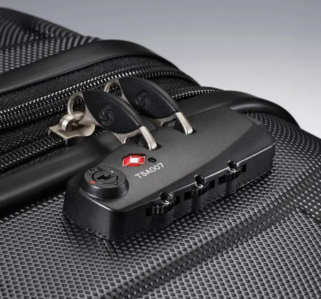 Alt view image 4 of 20 - Samsonite Omni PC Hardside Luggage, Black, Checked-Medium