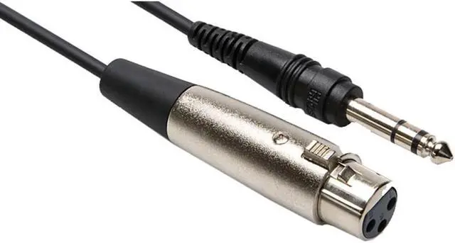 Main image of 10Ft Single XLR (F) To 1/4 (M) Unbalanced 1/4 UnBalanced to XLR Cable