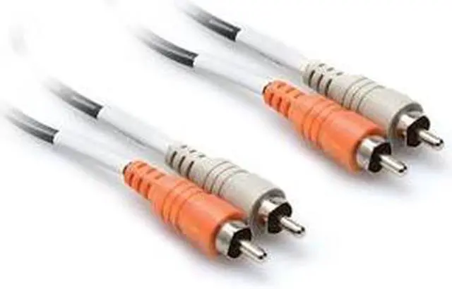 Main image of Hosa CRA-202 Standard Nickel-Plated Dual RCA Male to RCA Male Connectors