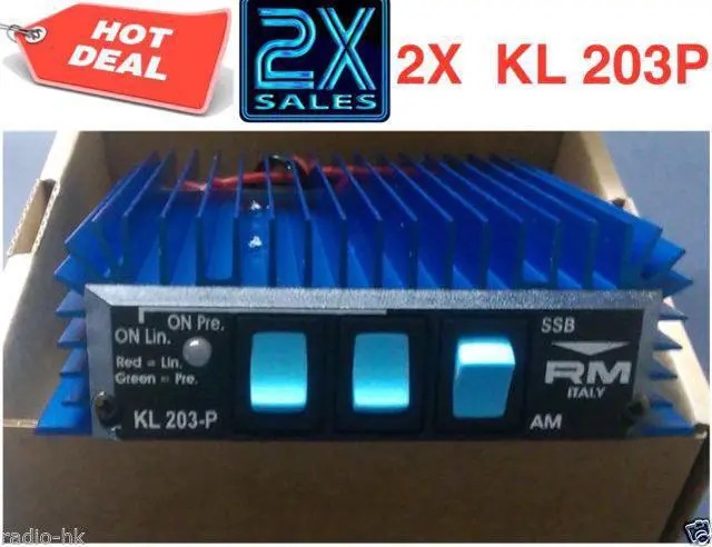 Main image of 2x RM Italy KL 203P  Mobile Linear Amplifier