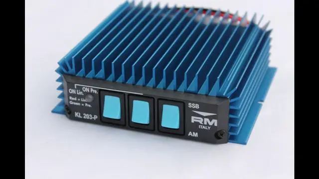 Alt view image 3 of 3 - RM KL 203P Mobile Linear Amplifier with 1.5 Ft Jumper Cable