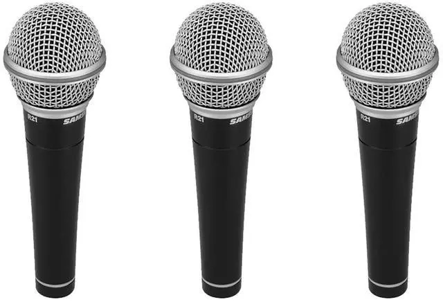 Alt view image 16 of 18 - Samson R21 3-Piece Mic Set