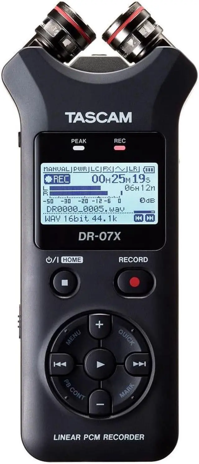 Alt view image 16 of 20 - Tascam DR-07X Handheld Portable Recorder