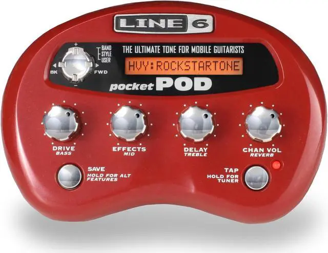 Alt view image 15 of 20 - Line 6 Pocket POD - Mini Guitar Amp Modeler Guitar Multi-Effect